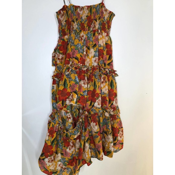 Nicholas Prairie Dress Smocked Floral Multicolor 18 - Picture 10 of 14